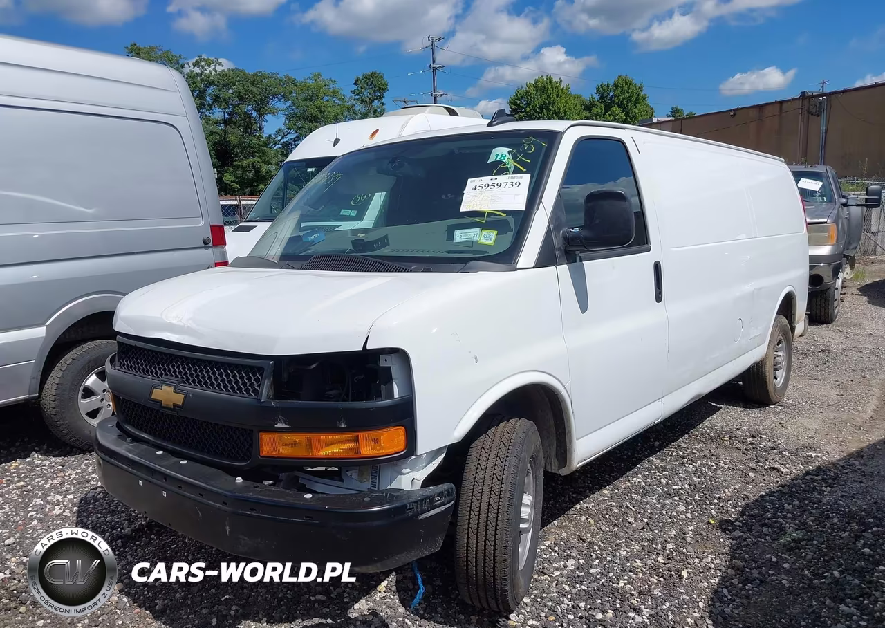 2025 Chevrolet Express Cargo Rwd 2500 Extended Wheelbase Wt VIN:1GCWGBFP7S1134815 - 2