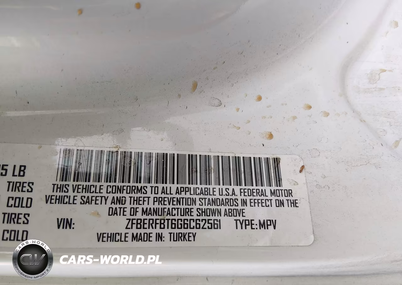 2016 Ram Promaster City Tradesman Slt VIN:ZFBERFBT6G6C62561 - 8