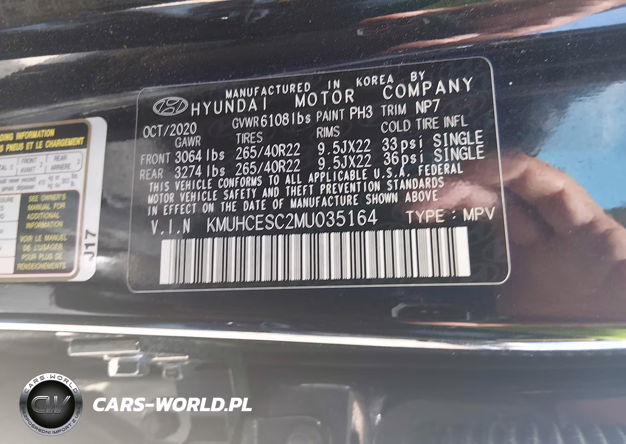 2021 Genesis Gv80 3.5T Awd VIN:KMUHCESC2MU035164 - 9
