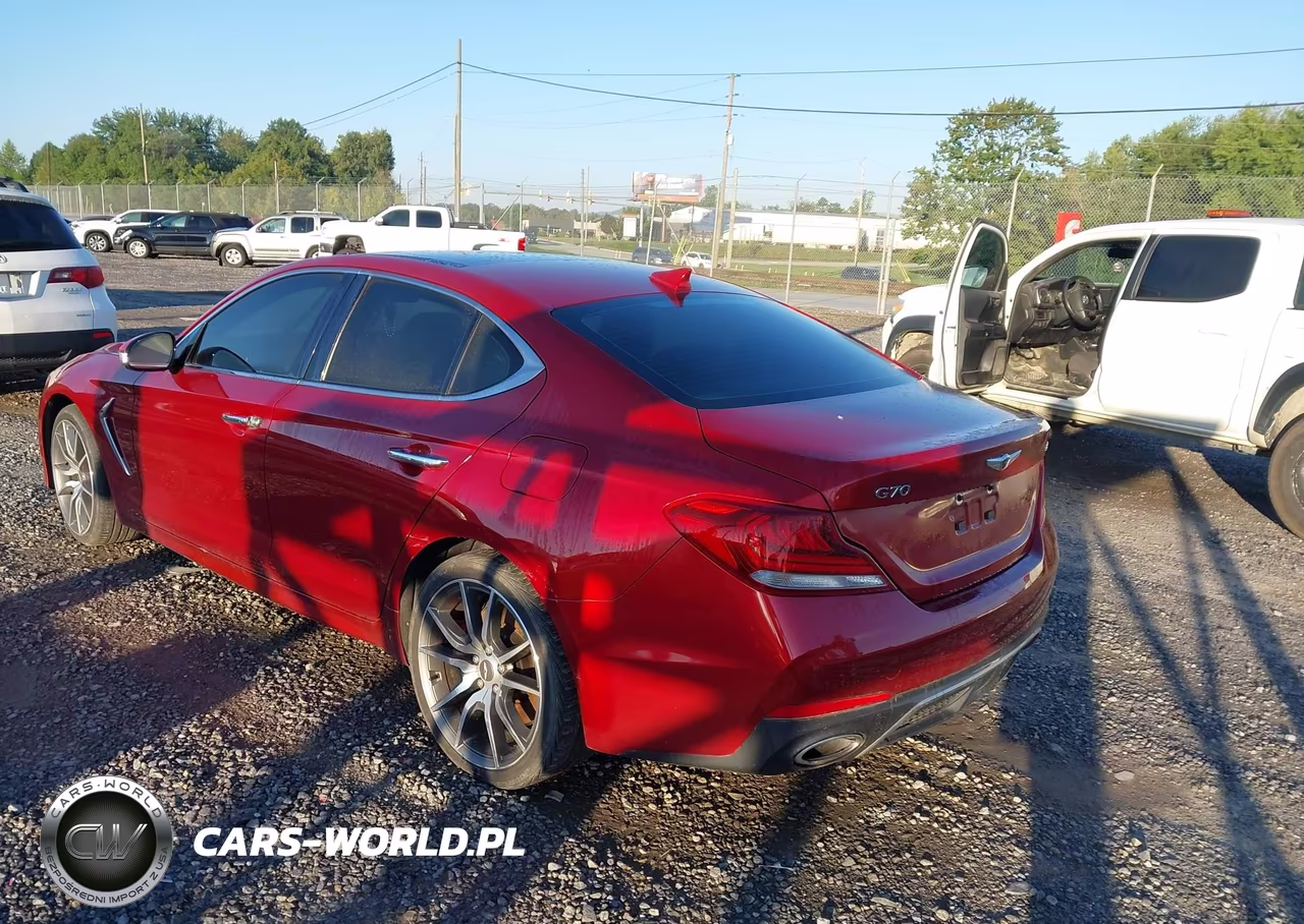 2020 Genesis G70 3.3T Rwd VIN:KMTG74LEXLU063663 - 3