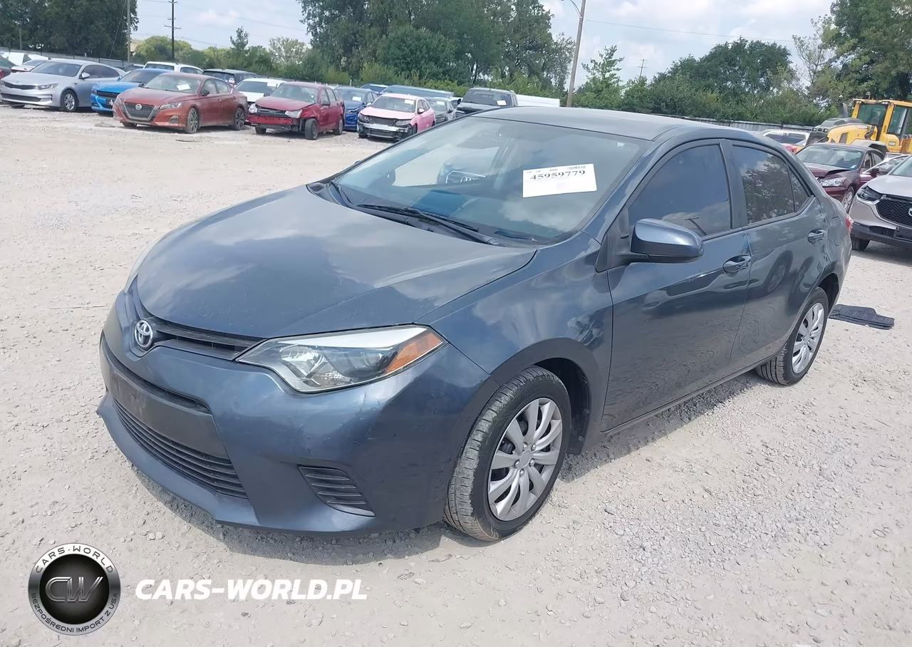 2015 Toyota Corolla Le VIN:5YFBURHE3FP263874 - 2