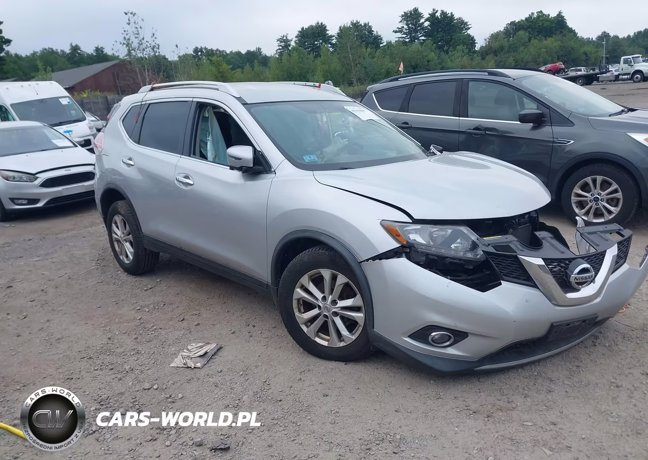 2016 Nissan Rogue Sv VIN:KNMAT2MV5GP644348 - 1