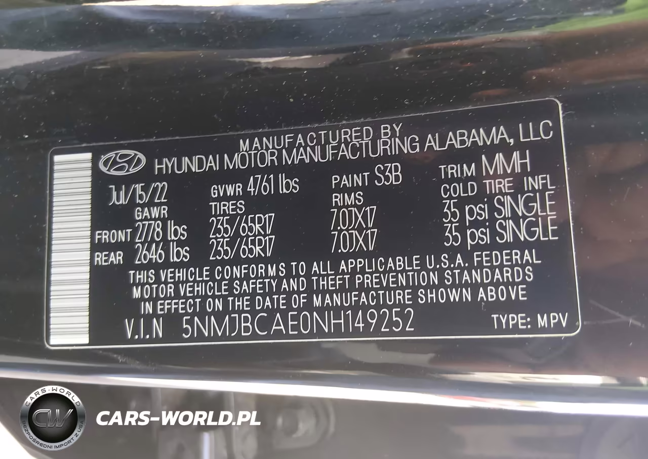2022 Hyundai Tucson Sel VIN:5NMJBCAE0NH149252 - 9