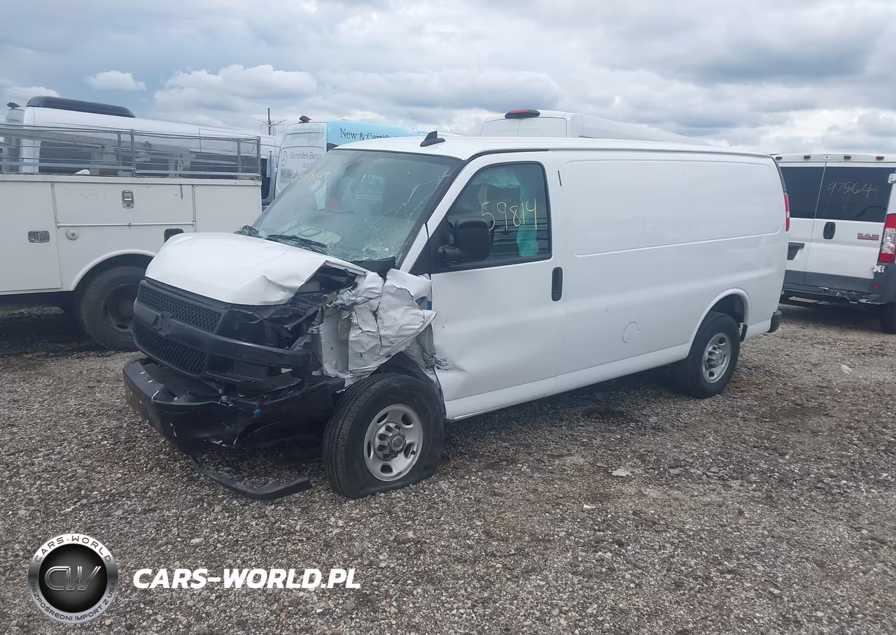 2023 Chevrolet Express Cargo Rwd 2500 Regular Wheelbase Wt VIN:1GCWGAFP8P1248503 - 2