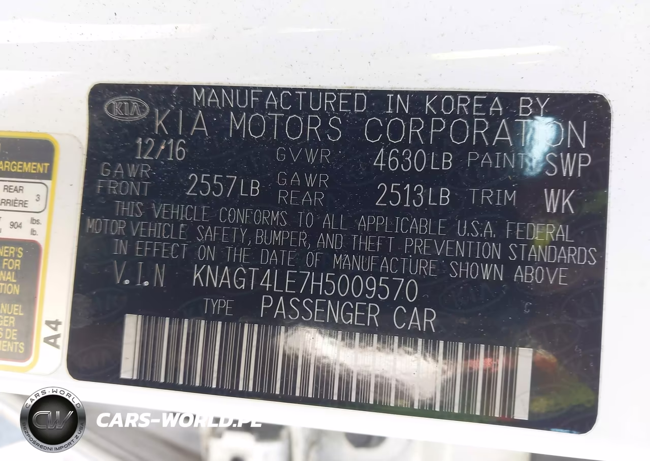 2017 Kia Optima Hybrid VIN:KNAGT4LE7H5009570 - 9