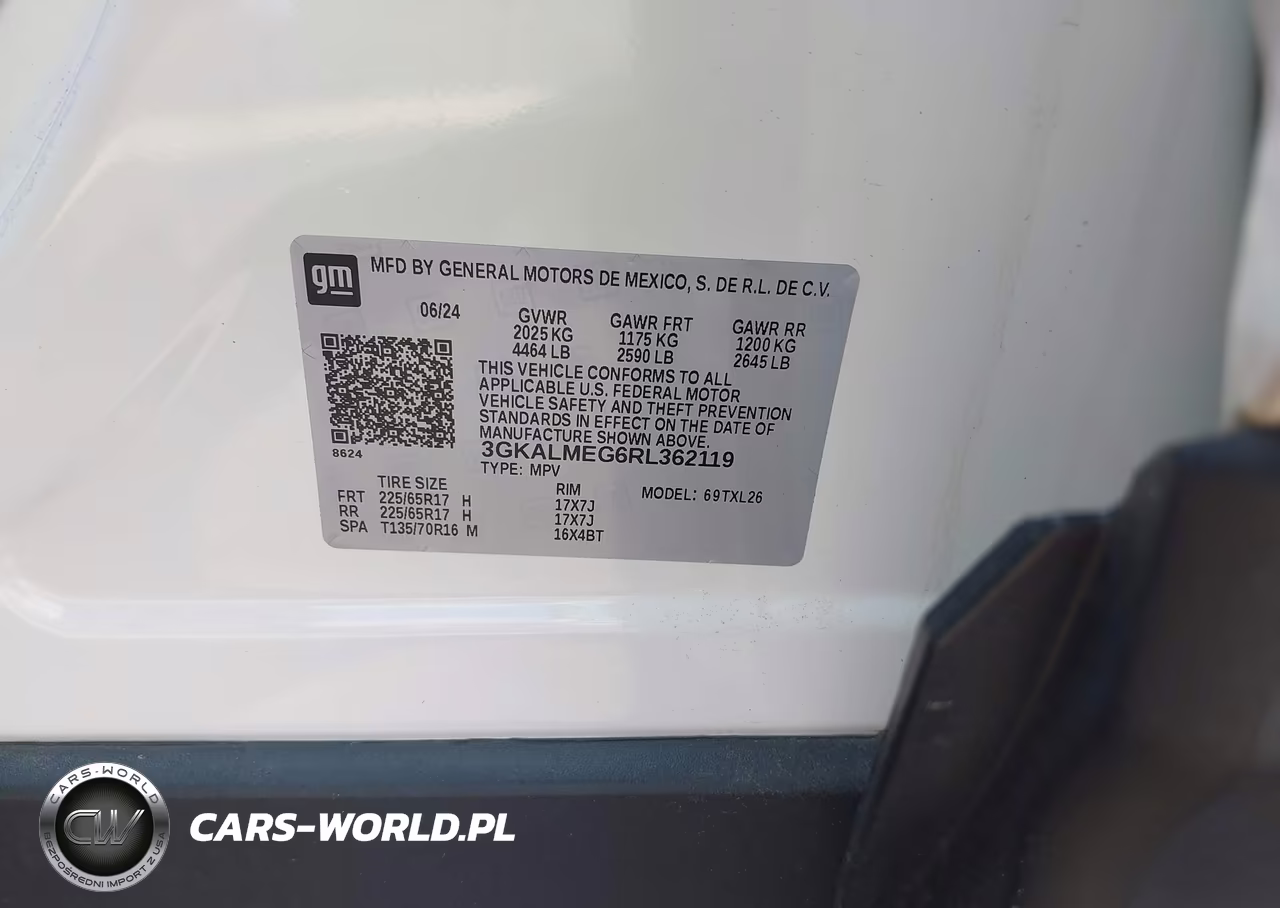 2024 GMC Terrain Fwd Sle VIN:3GKALMEG6RL362119 - 9