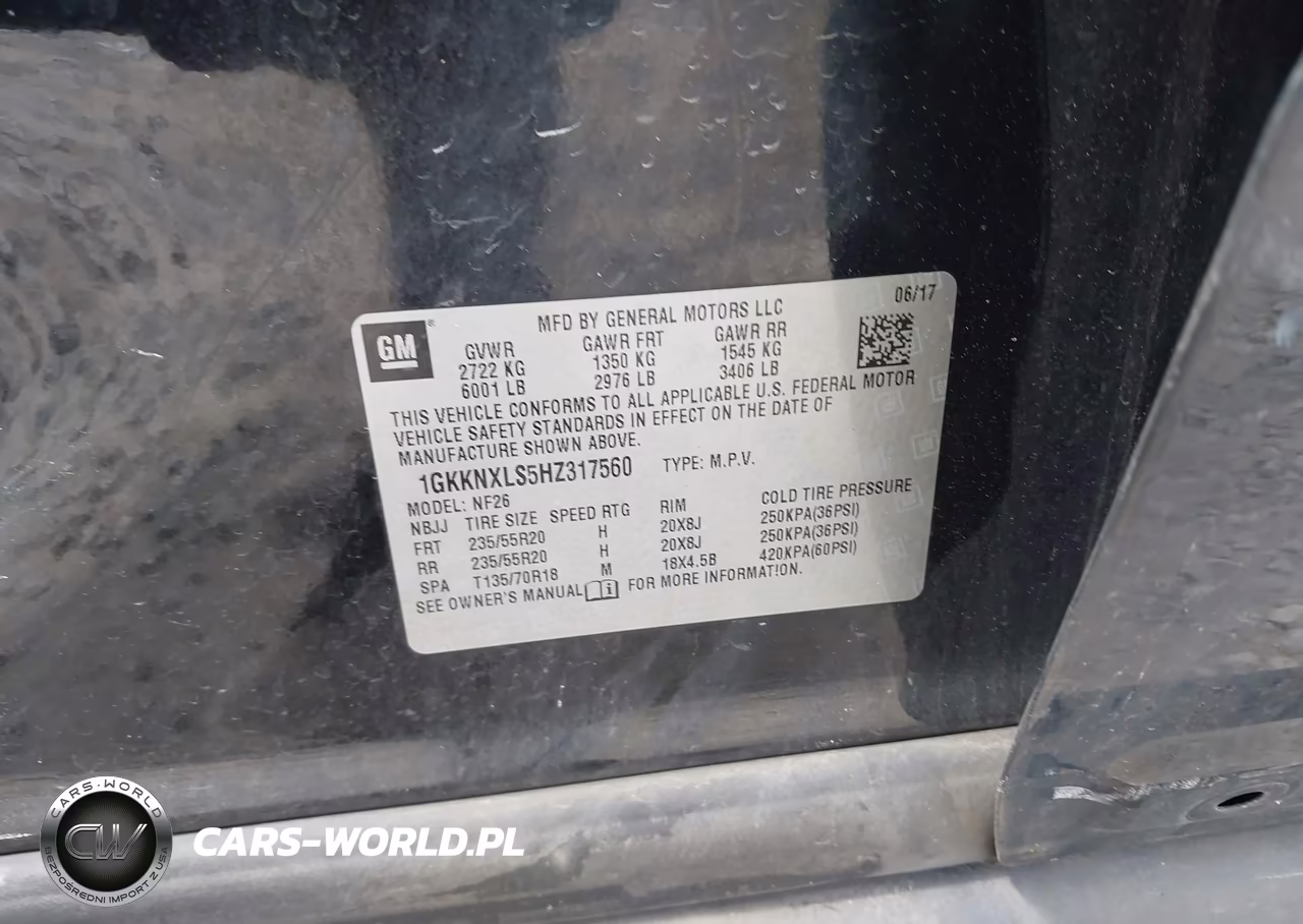 2017 GMC Acadia Denali VIN:1GKKNXLS5HZ317560 - 9