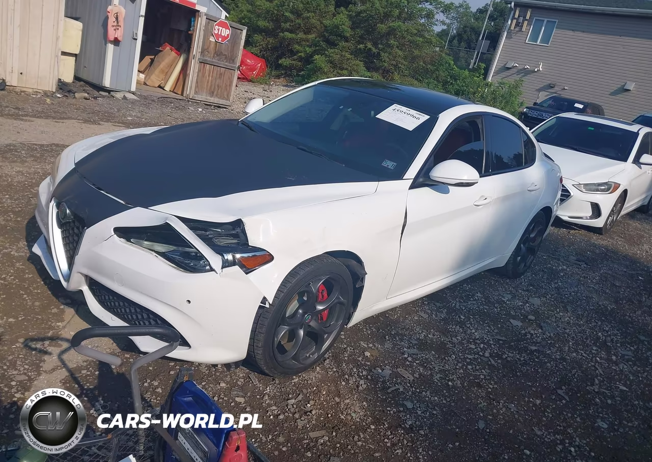 2018 Alfa Romeo Giulia Ti Sport Awd VIN:ZARFAEEN0J7573875 - 2