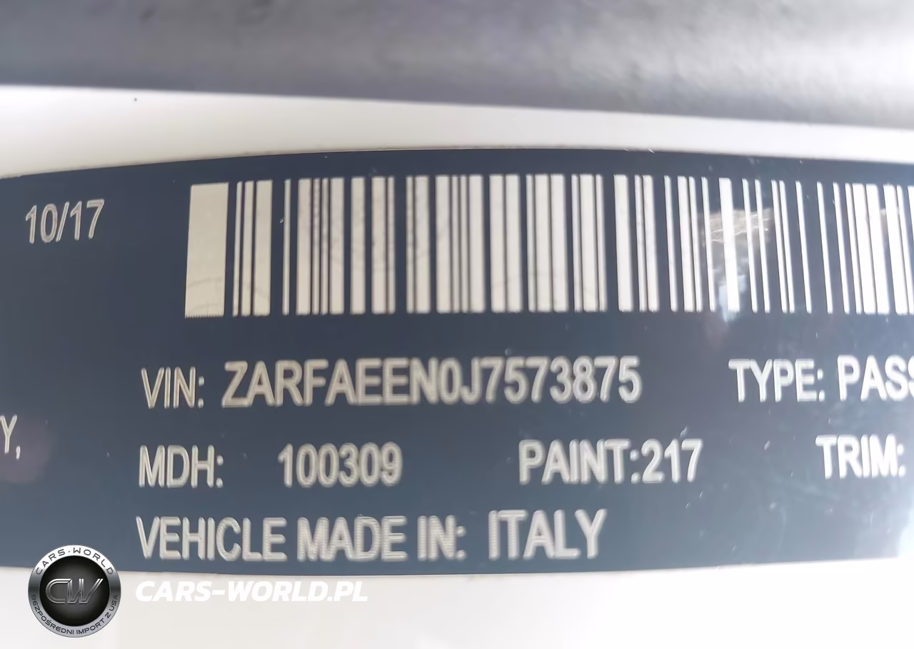 2018 Alfa Romeo Giulia Ti Sport Awd VIN:ZARFAEEN0J7573875 - 9