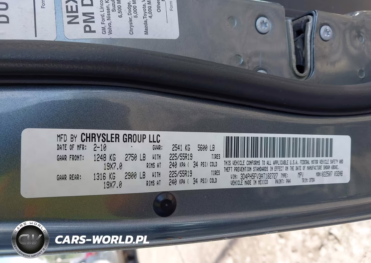 2010 Dodge Journey Sxt VIN:3D4PH5FV3AT182727 - 9