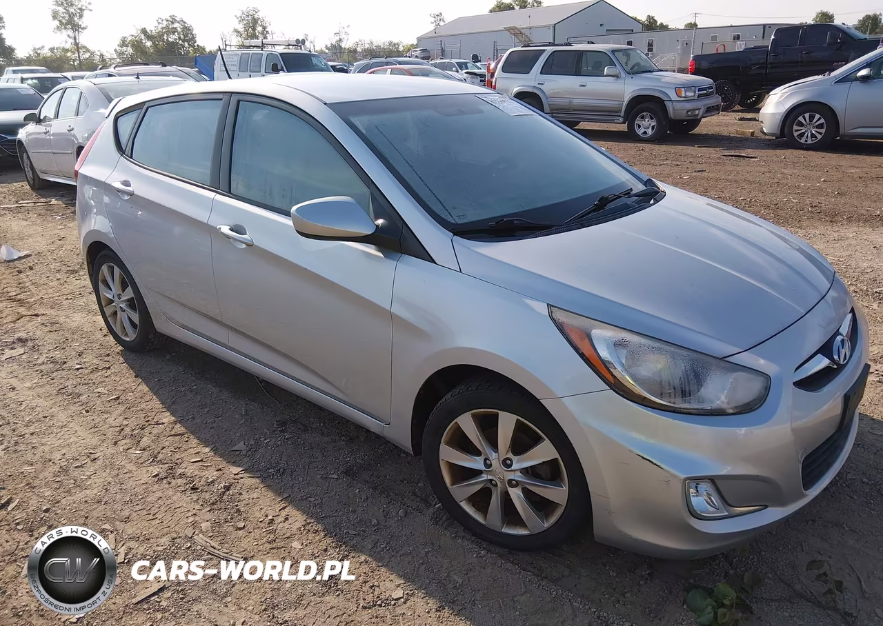2012 Hyundai Accent Se VIN:KMHCU5AE2CU006285 - 1