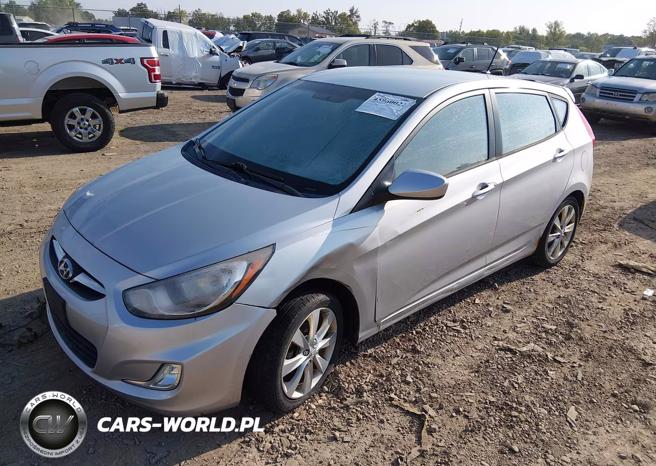 2012 Hyundai Accent Se VIN:KMHCU5AE2CU006285 - 2
