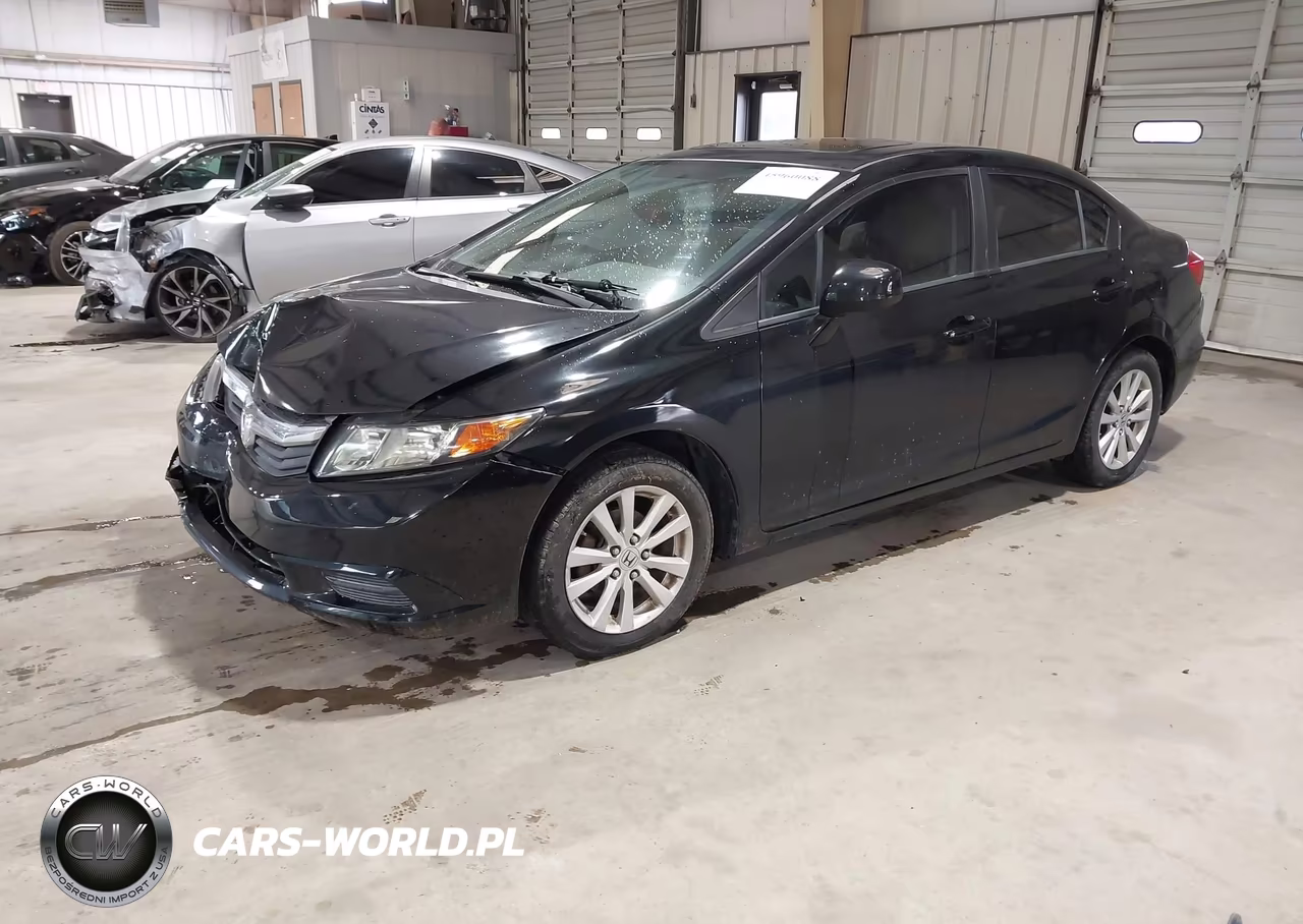 2012 Honda Civic Ex VIN:19XFB2F87CE385100 - 2