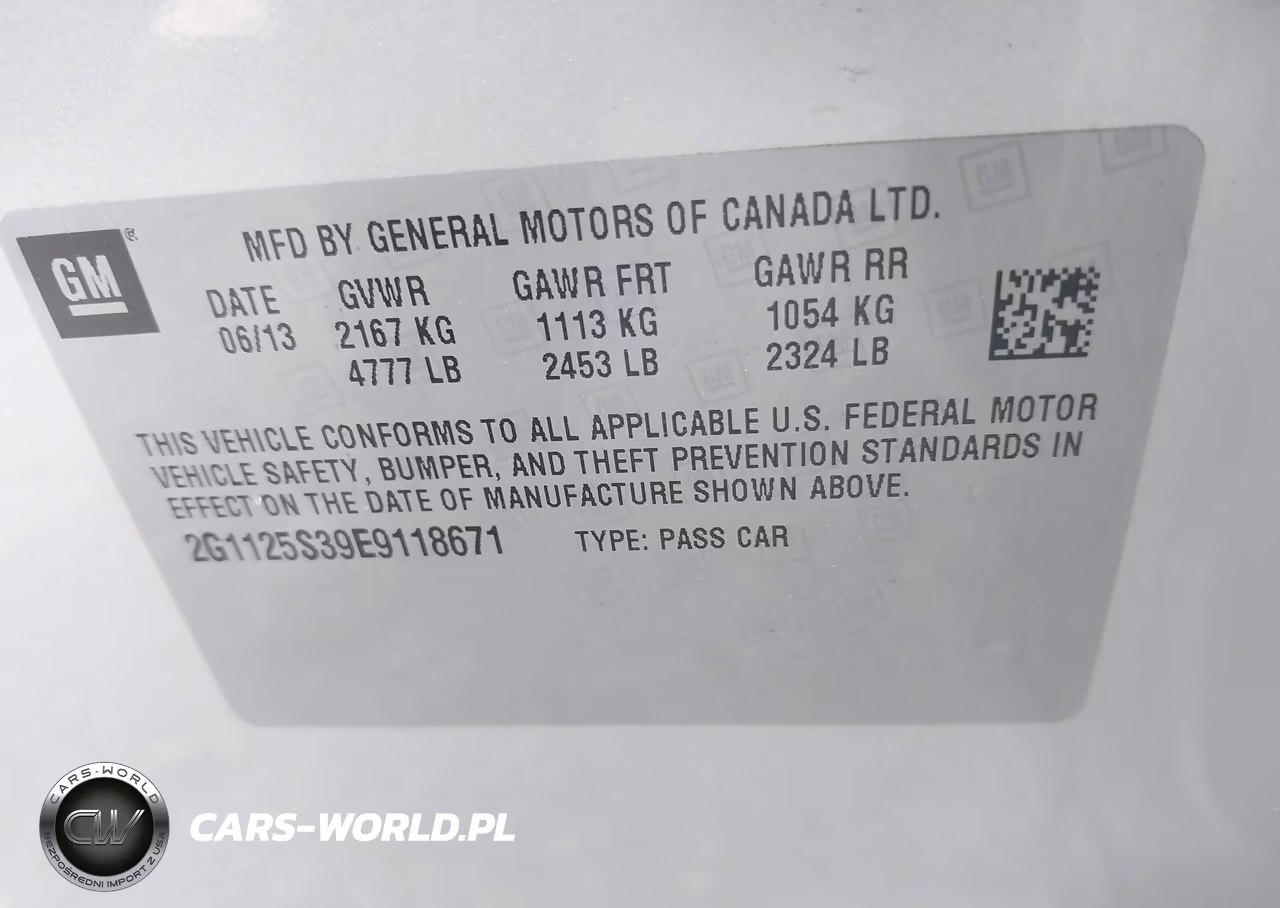 2014 Chevrolet Impala 2Lt VIN:2G1125S39E9118671 - 9