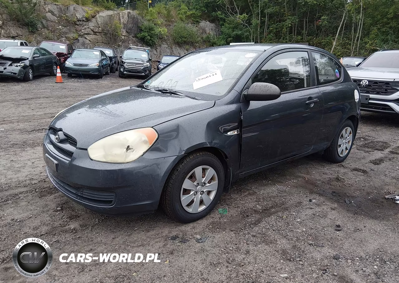 2008 Hyundai Accent Gs VIN:KMHCM36C68U057842 - 2
