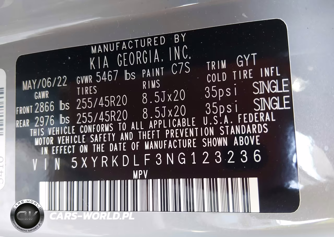 2022 Kia Sorento Sx VIN:5XYRKDLF3NG123236 - 9