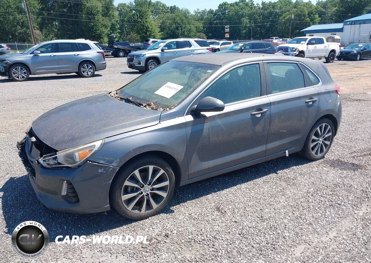 2018 Hyundai Elantra Gt VIN:KMHH35LE0JU038333 - 2