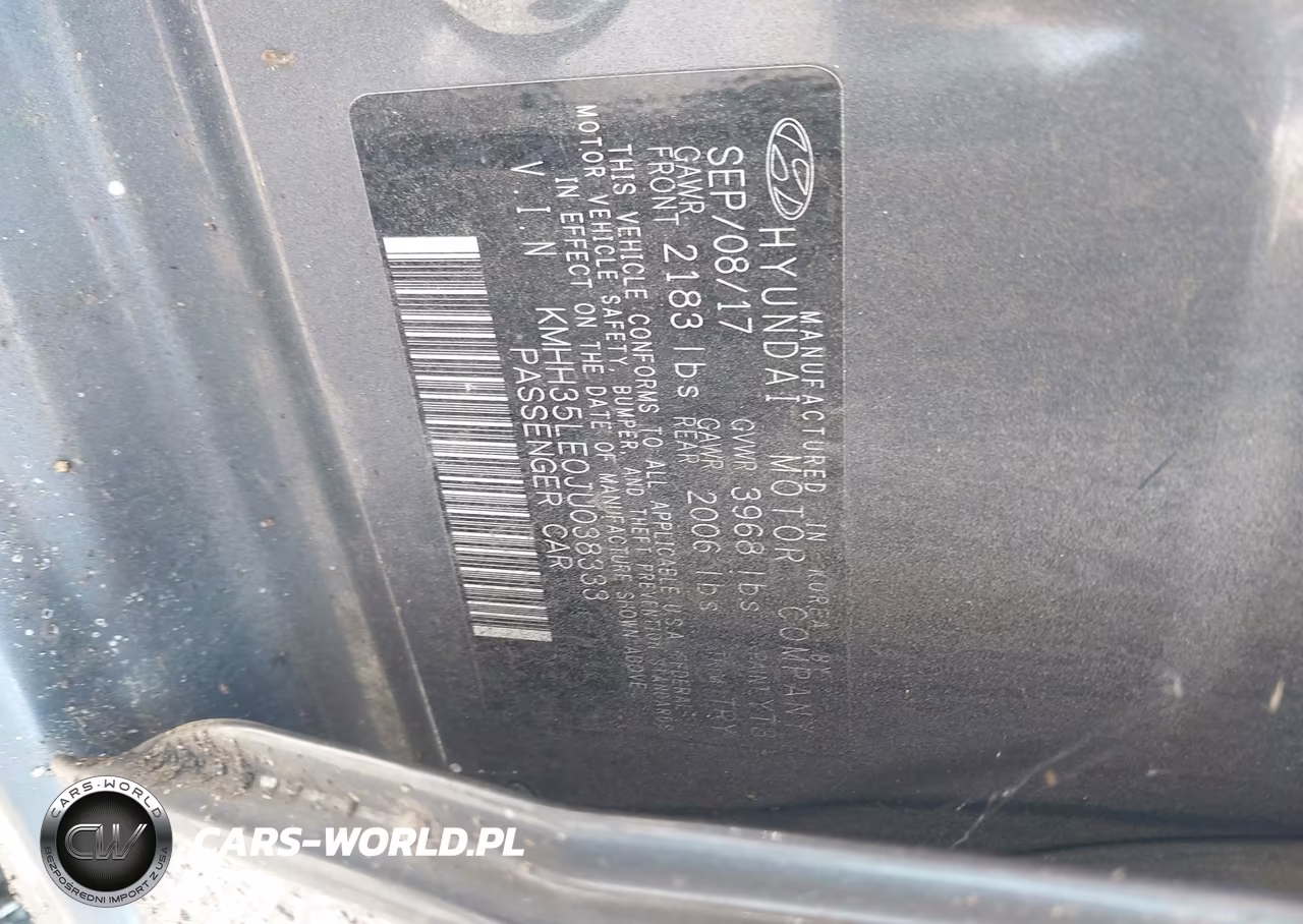 2018 Hyundai Elantra Gt VIN:KMHH35LE0JU038333 - 9
