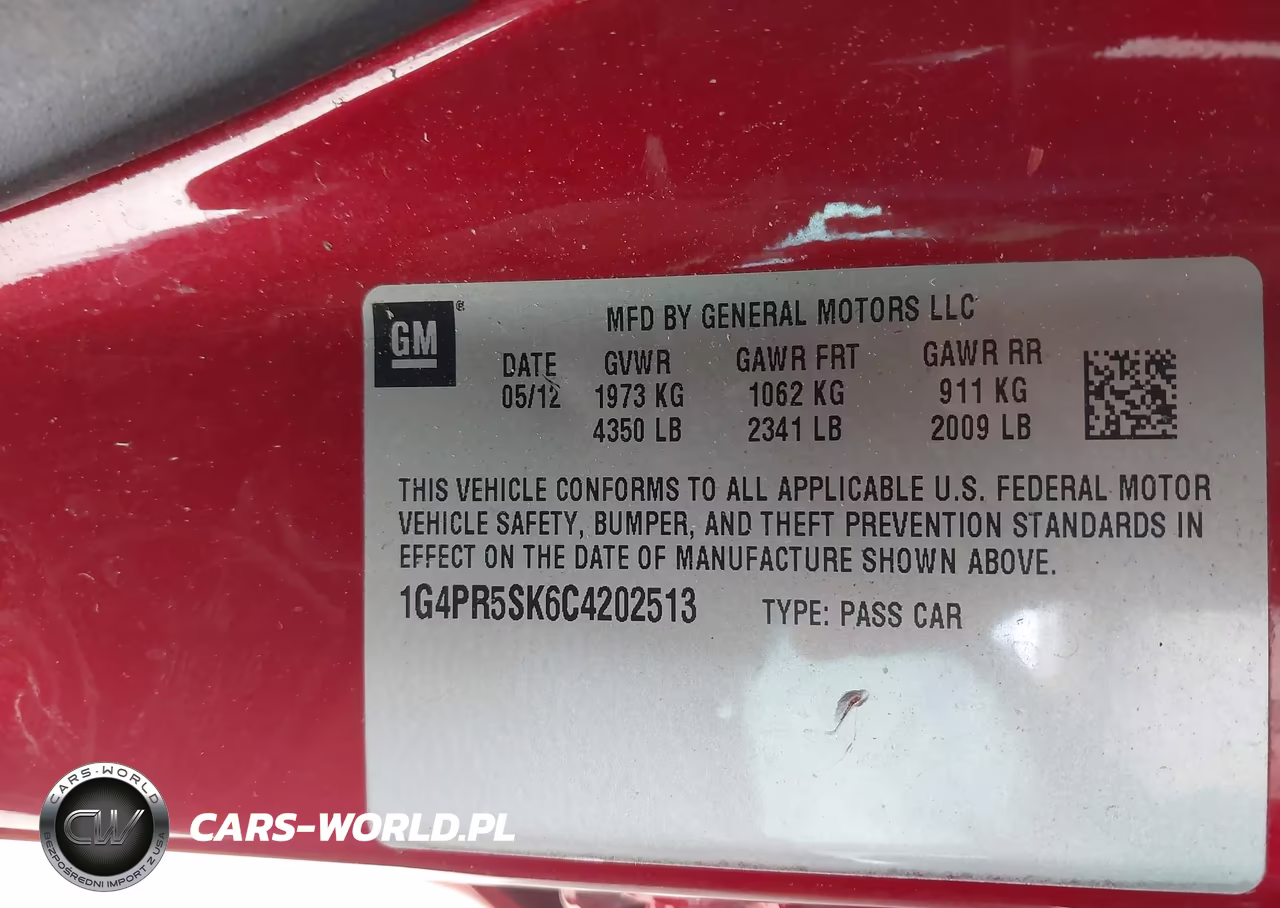 2012 Buick Verano Convenience Group VIN:1G4PR5SK6C4202513 - 9