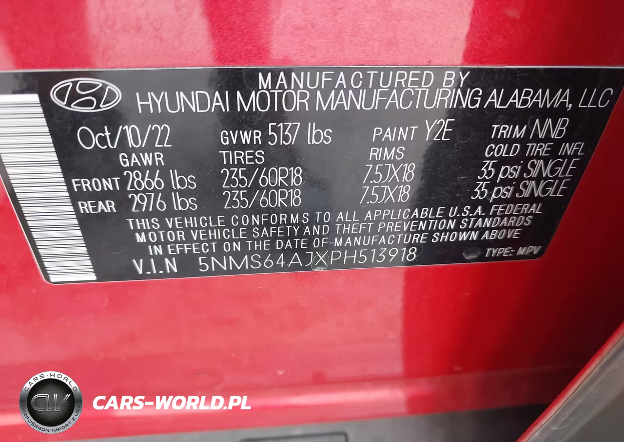 2023 Hyundai Santa Fe Xrt VIN:5NMS64AJXPH513918 - 9