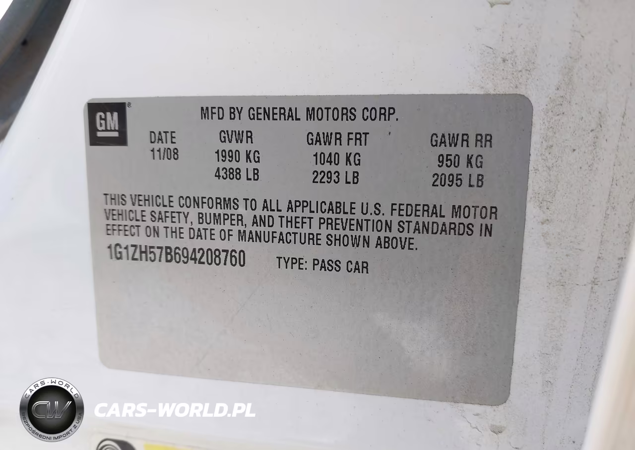 2009 Chevrolet Malibu Lt VIN:1G1ZH57B694208760 - 9