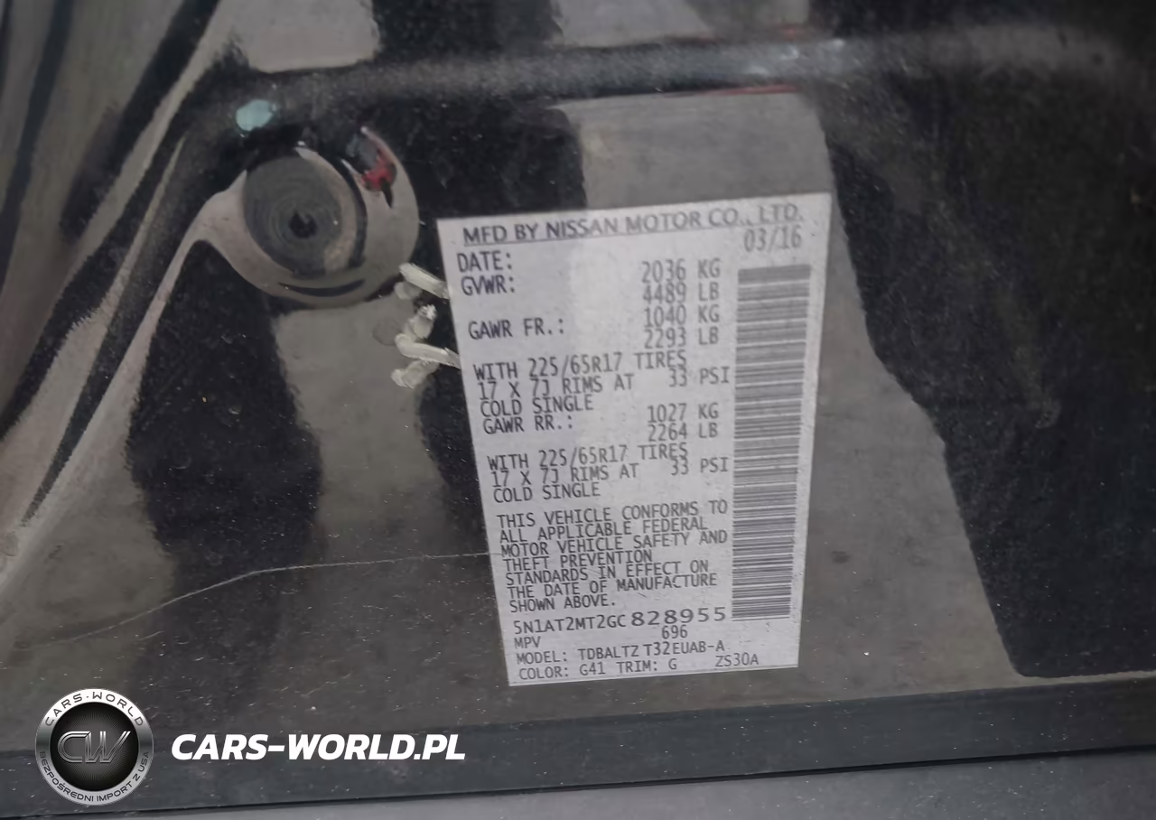 2016 Nissan Rogue Sv VIN:5N1AT2MT2GC828955 - 9