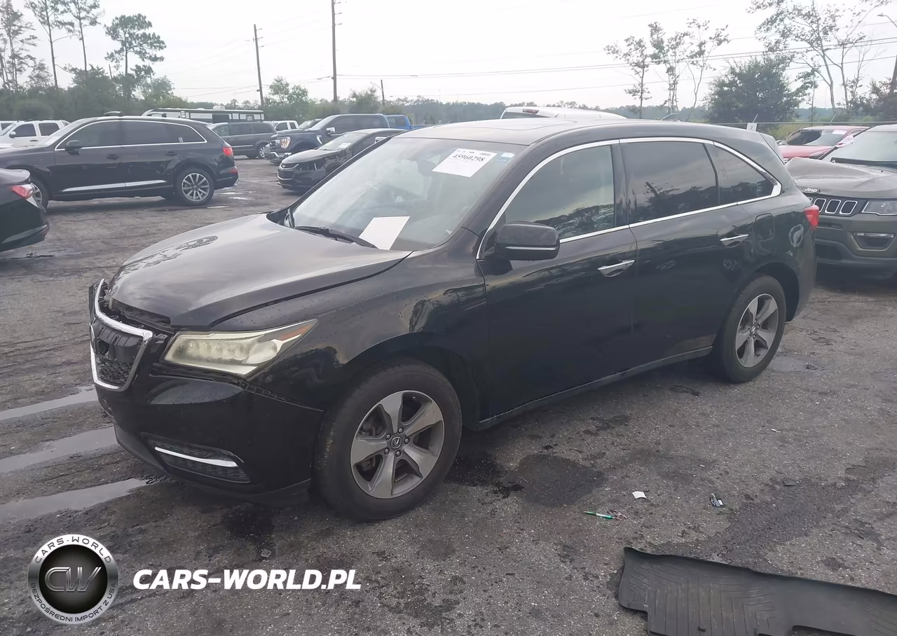 2014 Acura Mdx VIN:5FRYD4H26EB044290 - 2