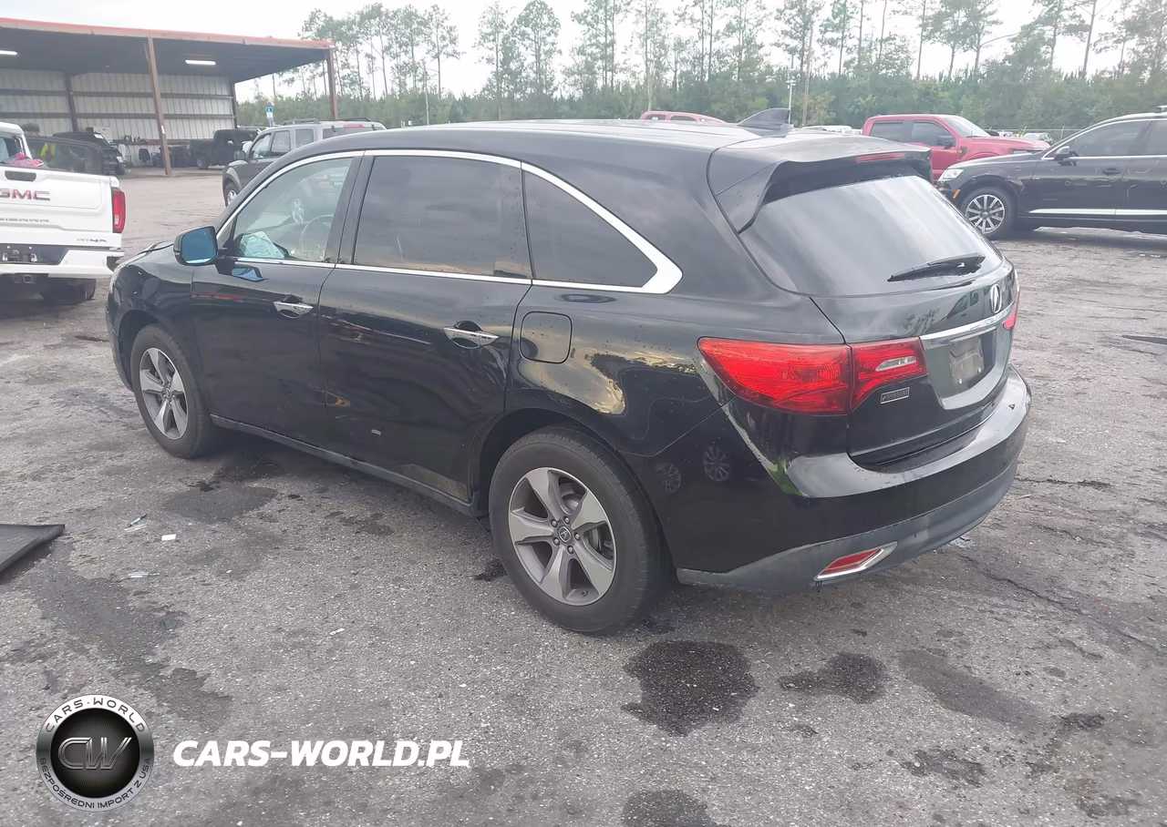 2014 Acura Mdx VIN:5FRYD4H26EB044290 - 3