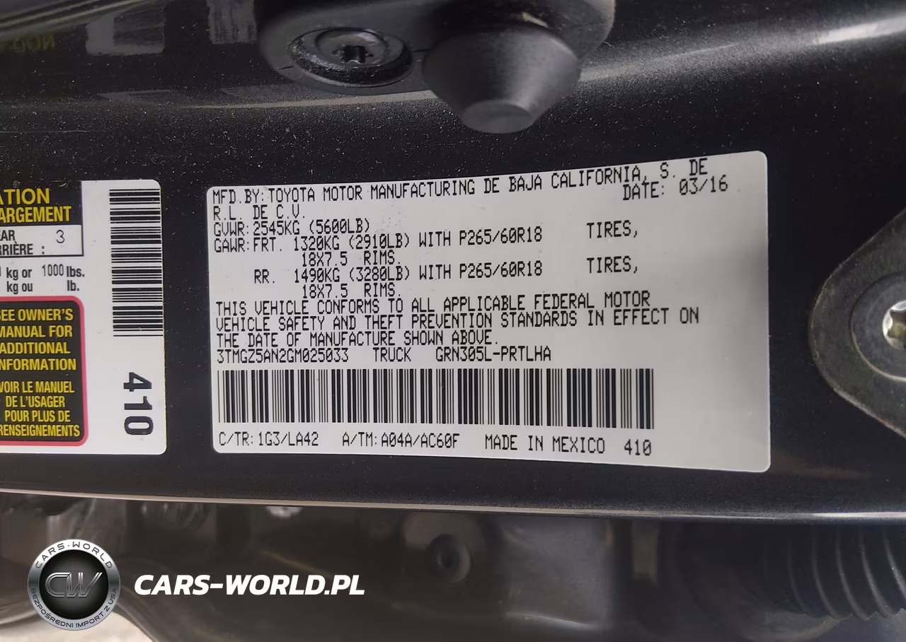 2016 Toyota Tacoma Limited VIN:3TMGZ5AN2GM025033 - 9