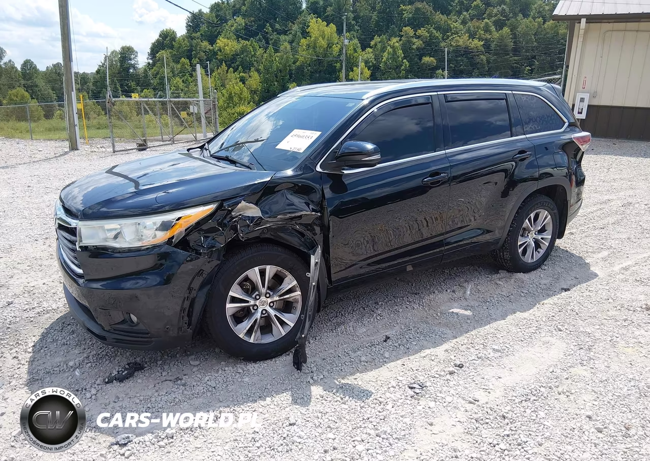 2014 Toyota Highlander Xle V6 VIN:5TDJKRFH3ES056616 - 2