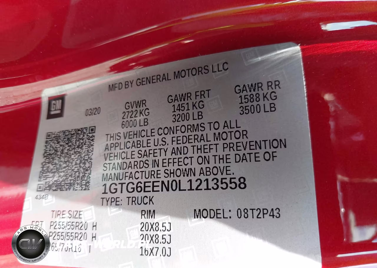 2020 GMC Canyon 4Wd Short Box Denali VIN:1GTG6EEN0L1213558 - 9