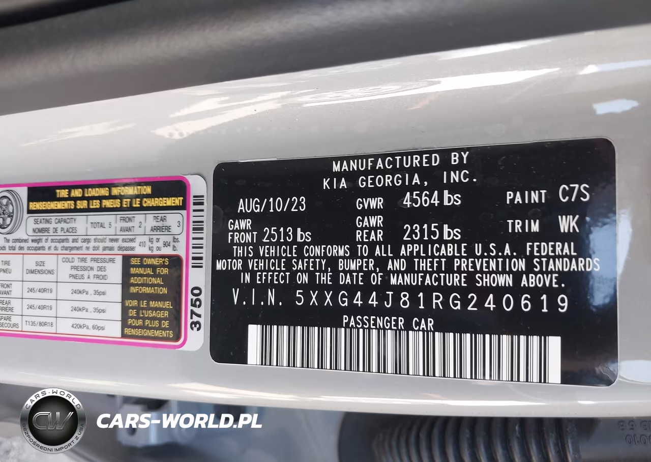 2024 Kia K5 Gt VIN:5XXG44J81RG240619 - 9