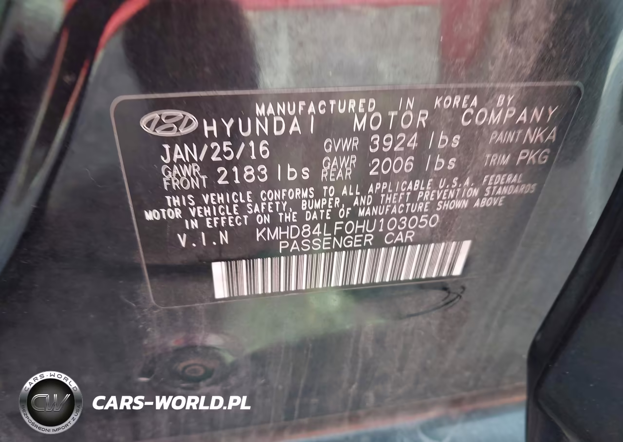 2017 Hyundai Elantra Se VIN:KMHD84LF0HU103050 - 9
