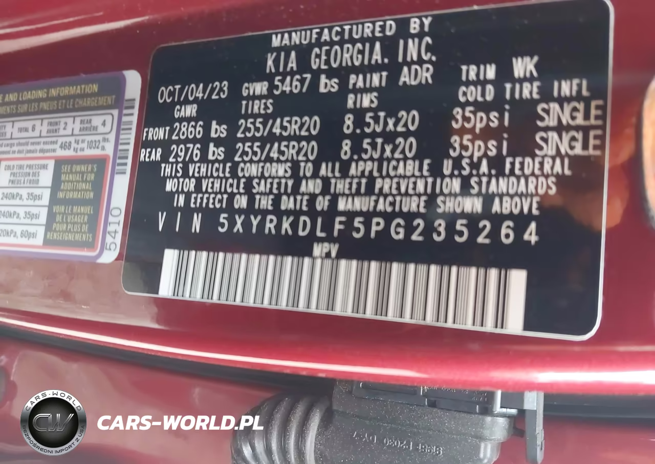 2023 Kia Sorento Sx VIN:5XYRKDLF5PG235264 - 9