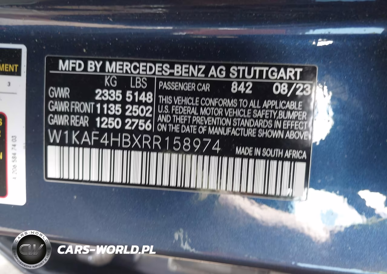 2024 Mercedes-Benz C 300 VIN:W1KAF4HBXRR158974 - 9