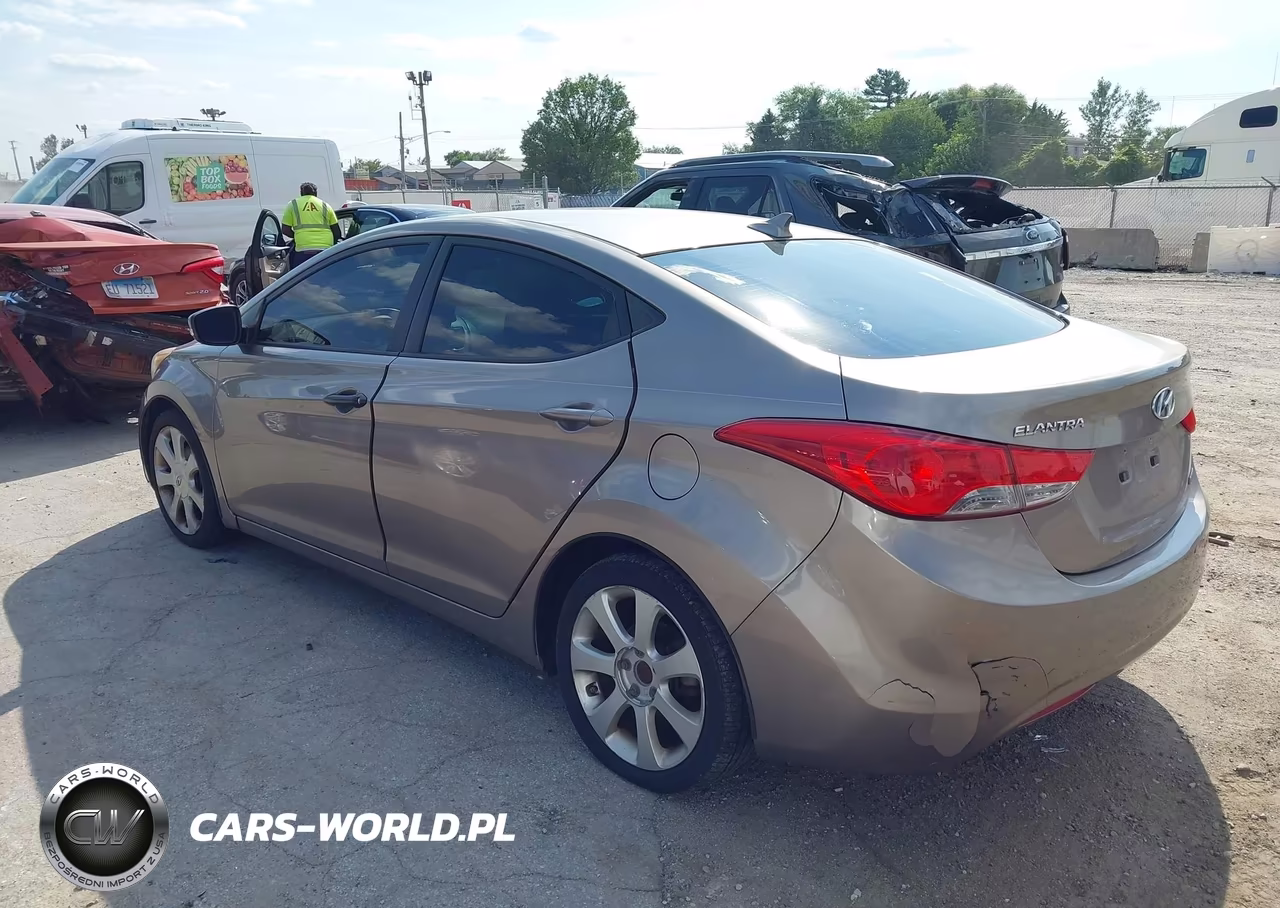 2012 Hyundai Elantra Limited VIN:5NPDH4AE8CH148979 - 3