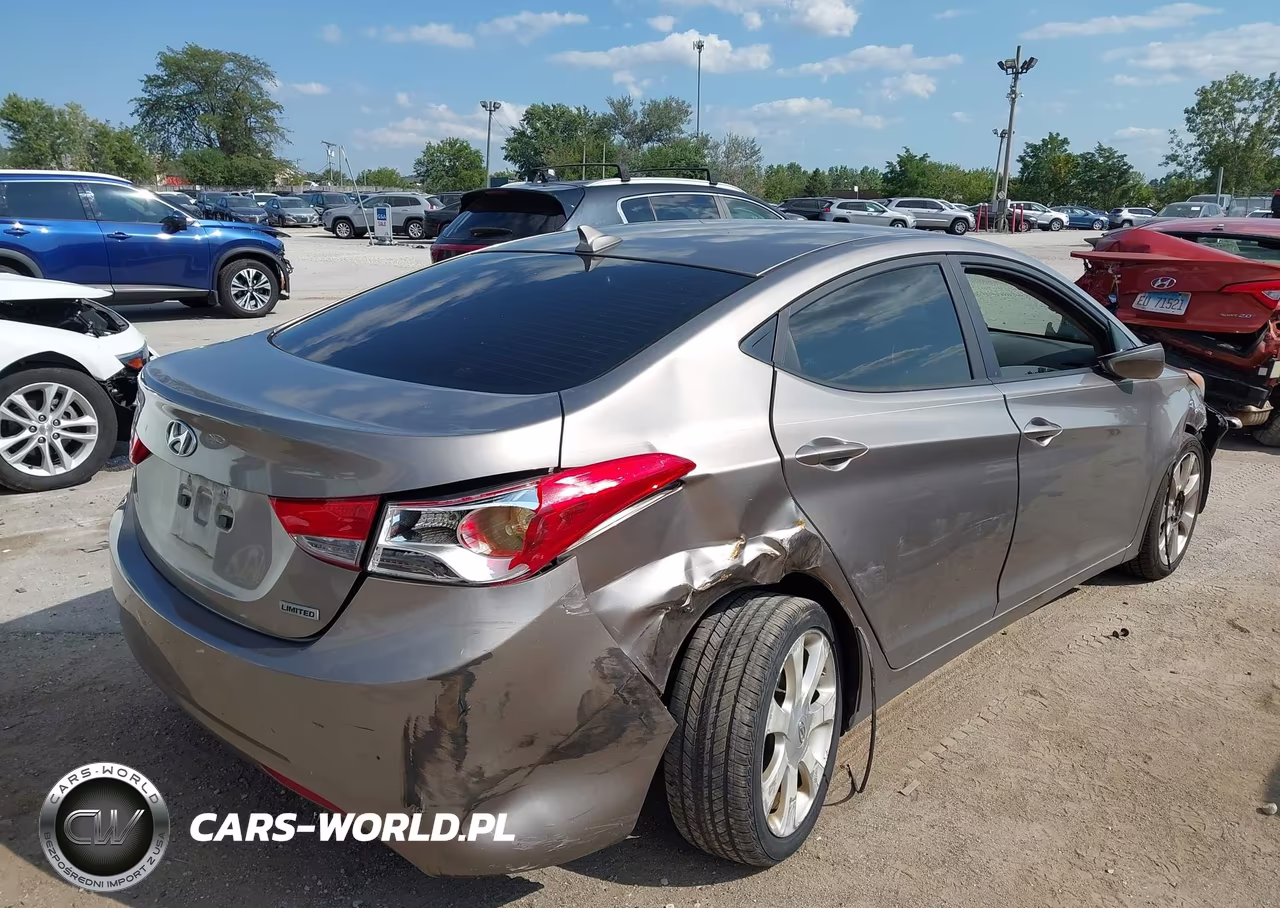 2012 Hyundai Elantra Limited VIN:5NPDH4AE8CH148979 - 4