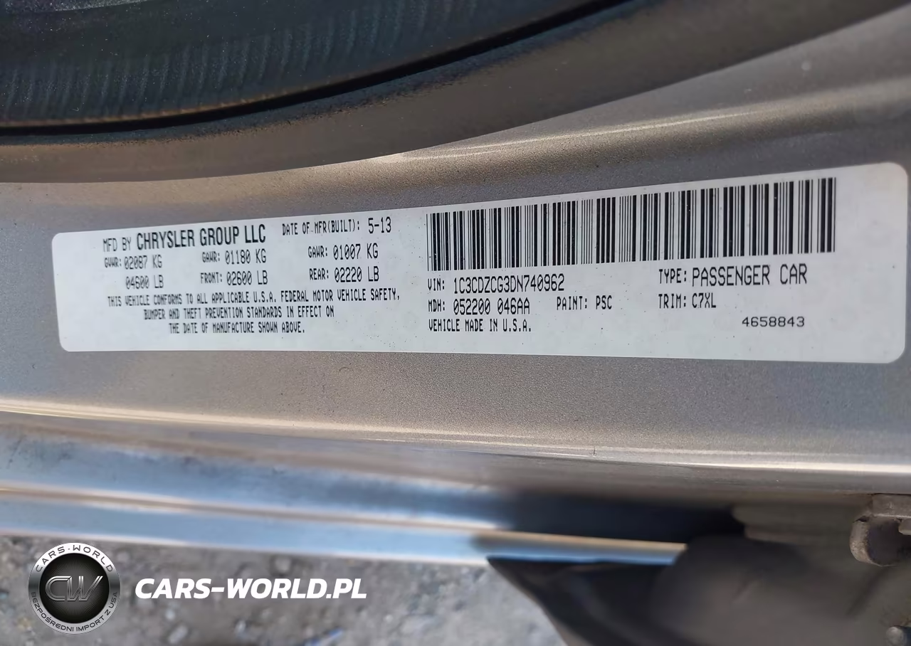 2013 Dodge Avenger Sxt VIN:1C3CDZCG3DN740962 - 9