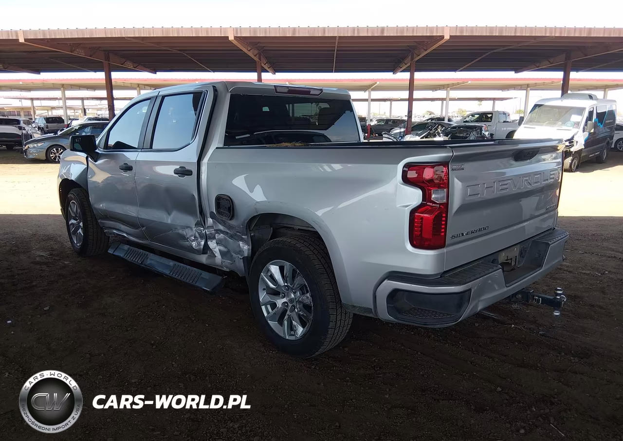 2022 Chevrolet Silverado 1500 2Wd Short Bed Custom VIN:3GCPABEK7NG510866 - 3