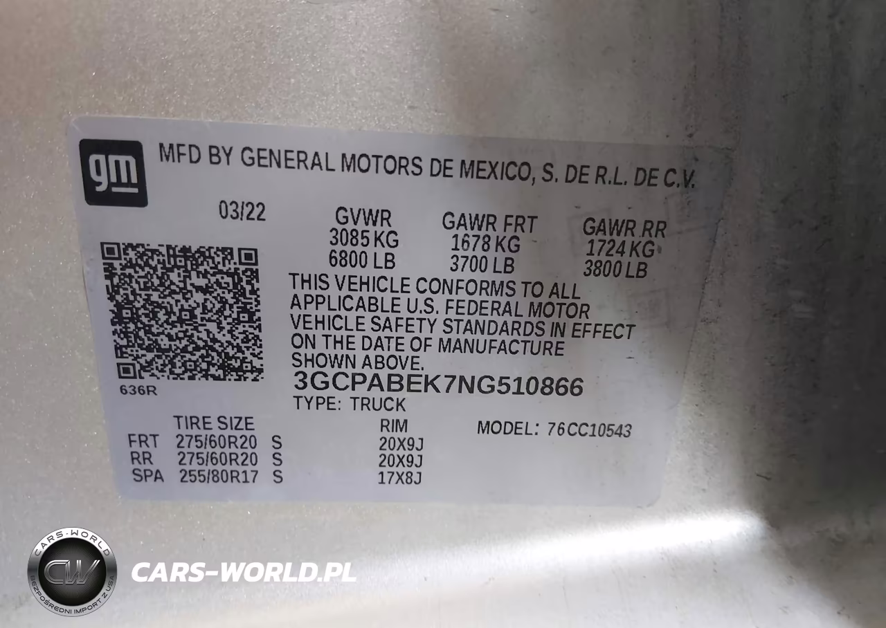 2022 Chevrolet Silverado 1500 2Wd Short Bed Custom VIN:3GCPABEK7NG510866 - 9