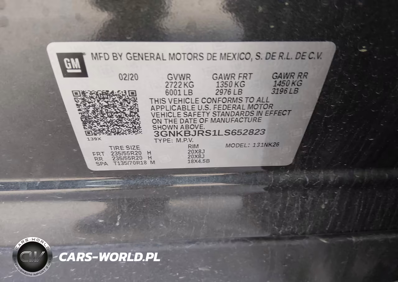2020 Chevrolet Blazer Awd 3Lt VIN:3GNKBJRS1LS652823 - 9
