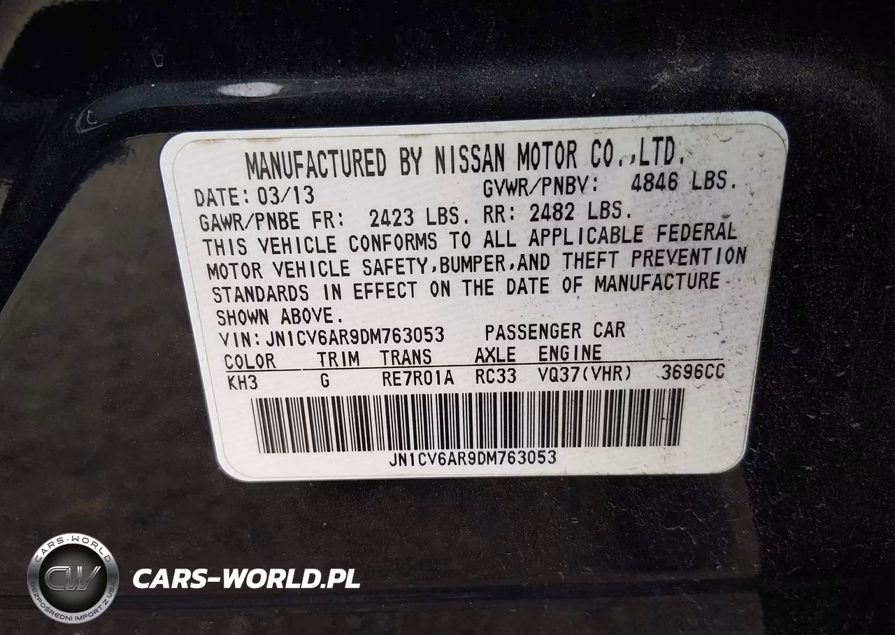 2013 Infiniti G37X VIN:JN1CV6AR9DM763053 - 9