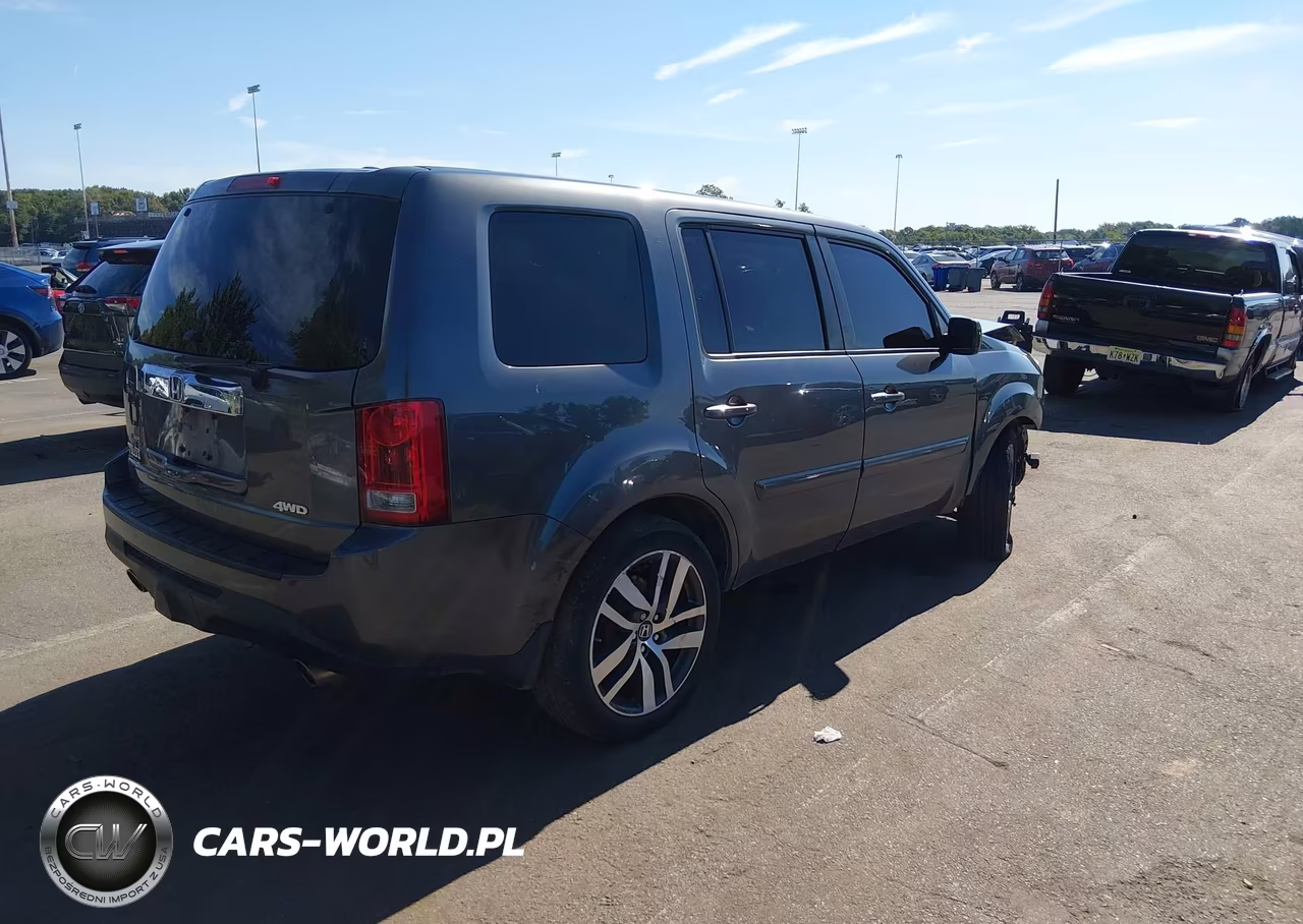 2013 Honda Pilot Ex-L VIN:5FNYF4H54DB046799 - 4