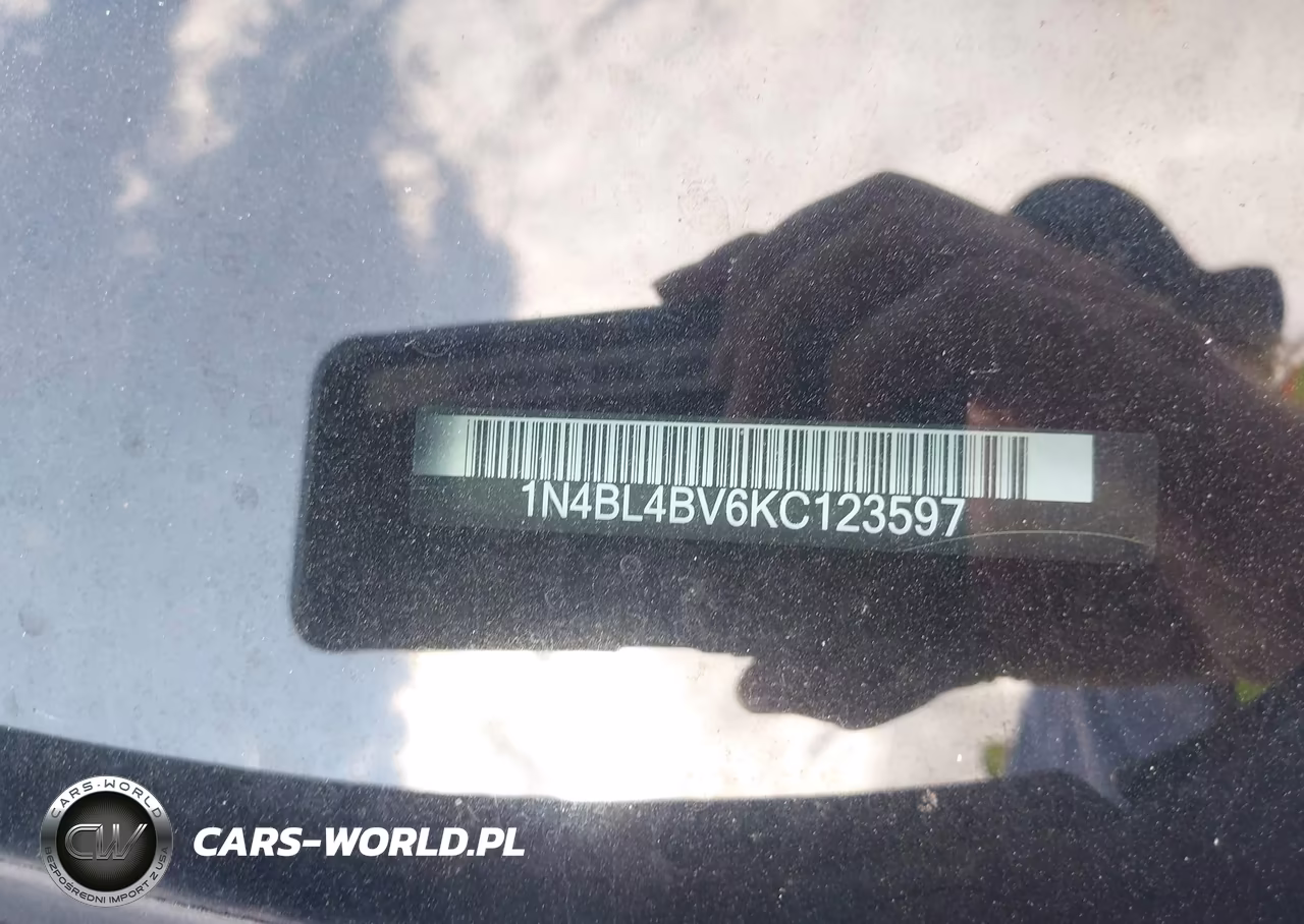 2019 Nissan Altima 2.5 S VIN:1N4BL4BV6KC123597 - 9
