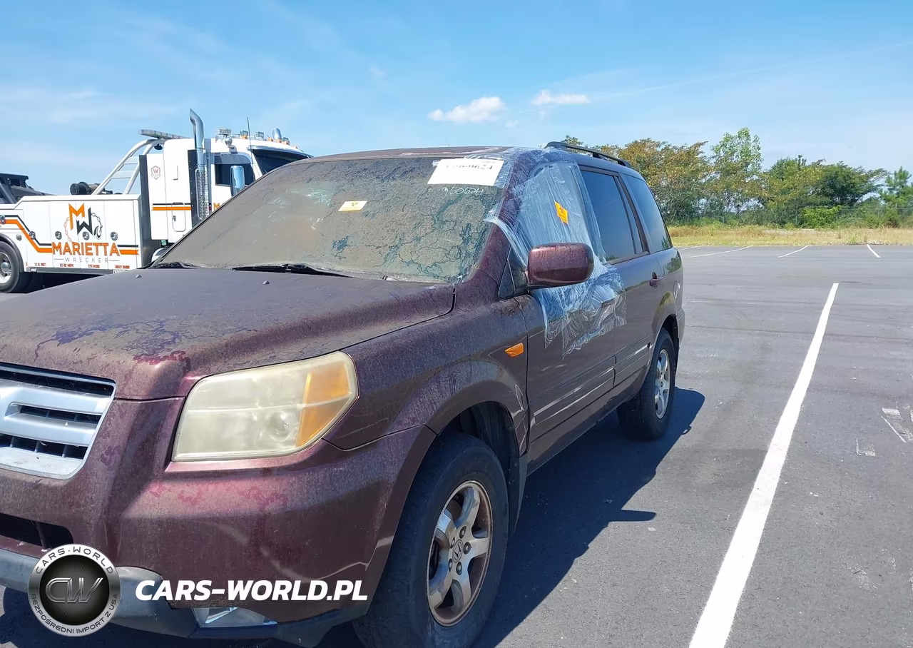 2008 Honda Pilot Ex-L VIN:5FNYF28598B019172 - 6
