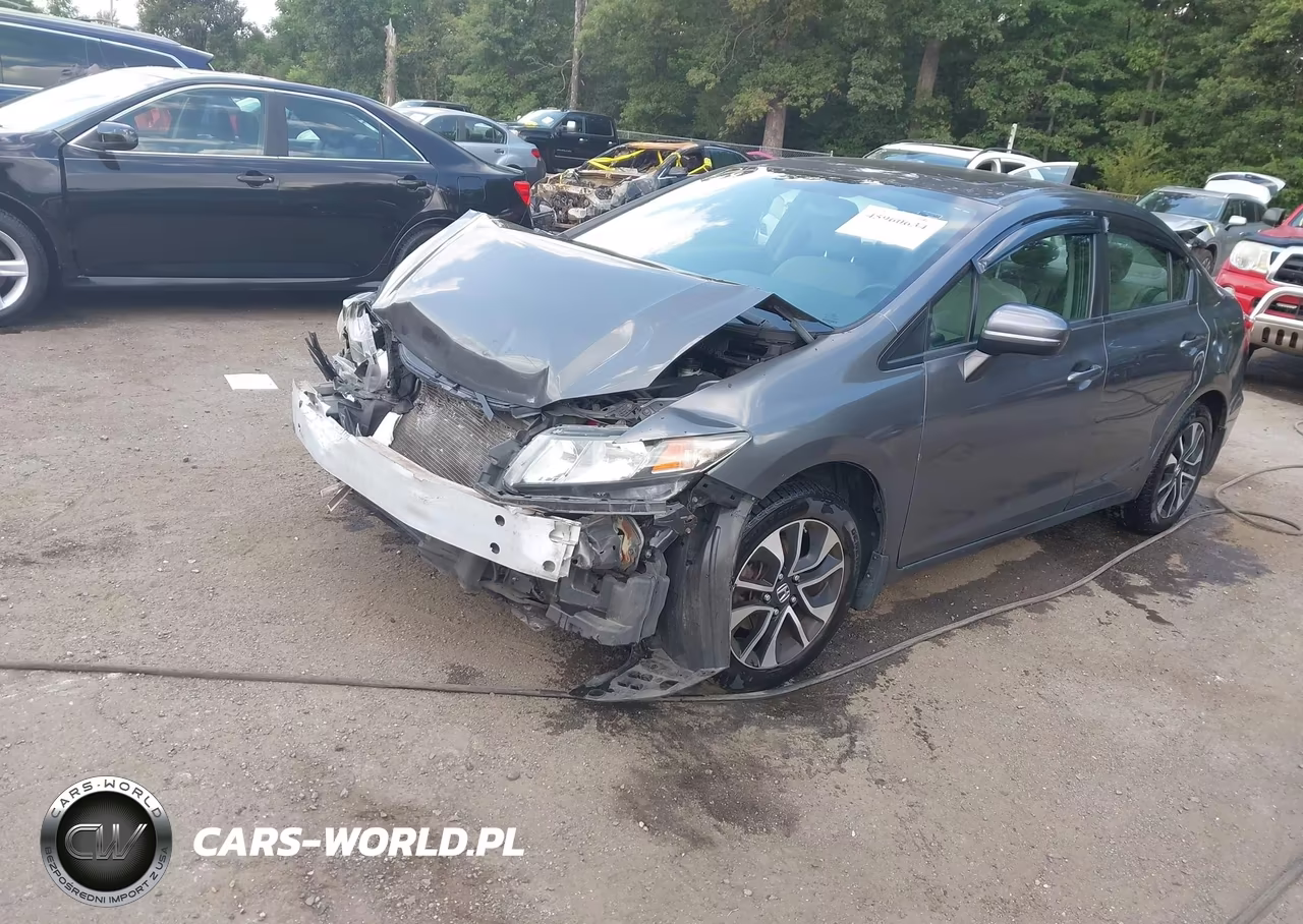 2013 Honda Civic Ex VIN:2HGFB2F82DH502525 - 2