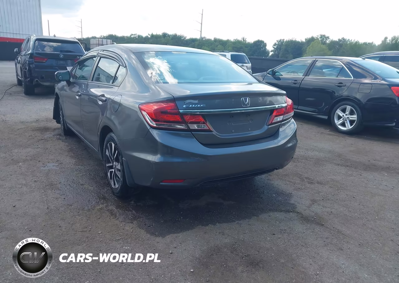 2013 Honda Civic Ex VIN:2HGFB2F82DH502525 - 3