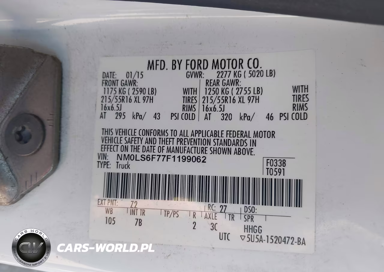 2015 Ford Transit Connect Xlt VIN:NM0LS6F77F1199062 - 9