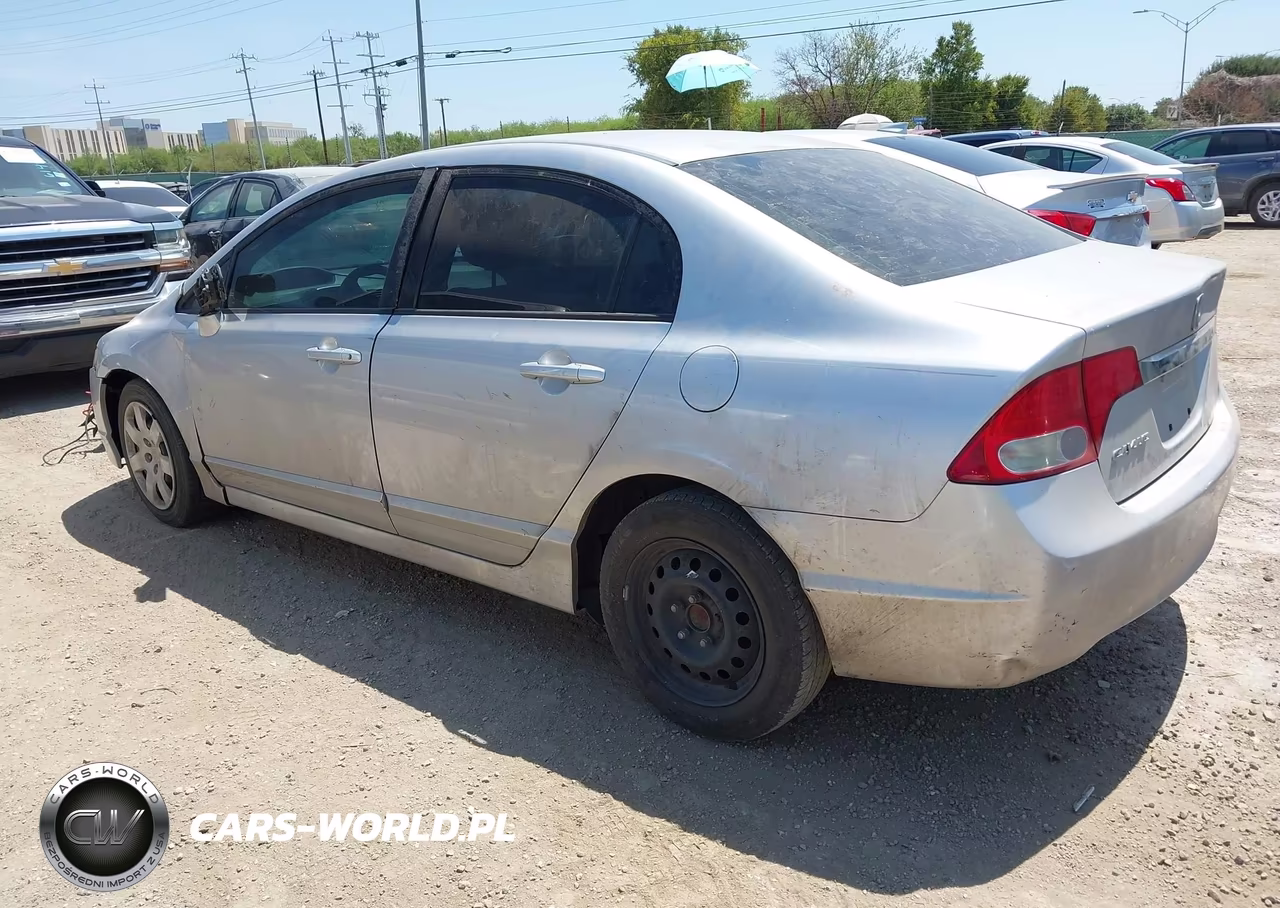 2010 Honda Civic Lx VIN:2HGFA1F57AH308894 - 3