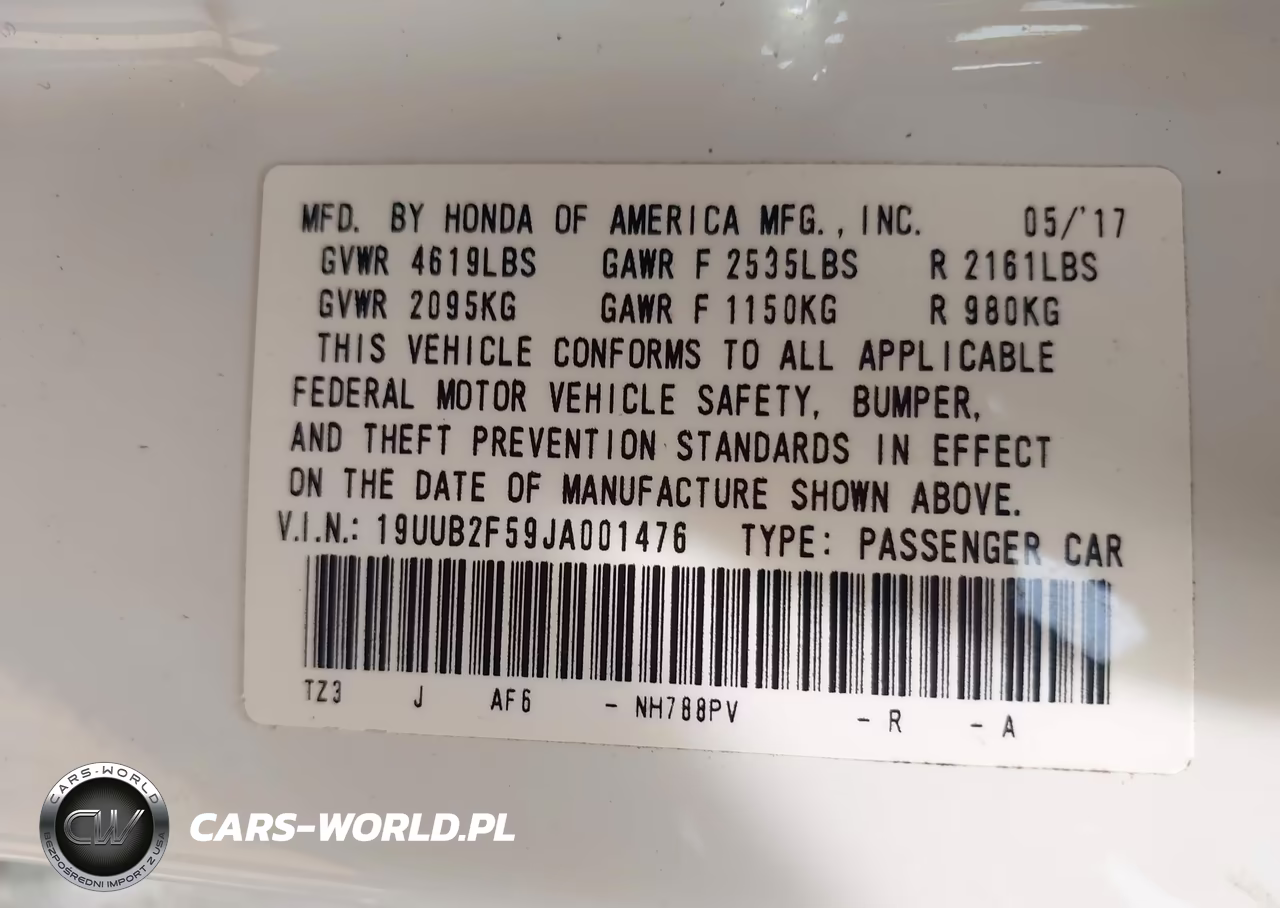 2018 Acura Tlx Tech Pkg VIN:19UUB2F59JA001476 - 9